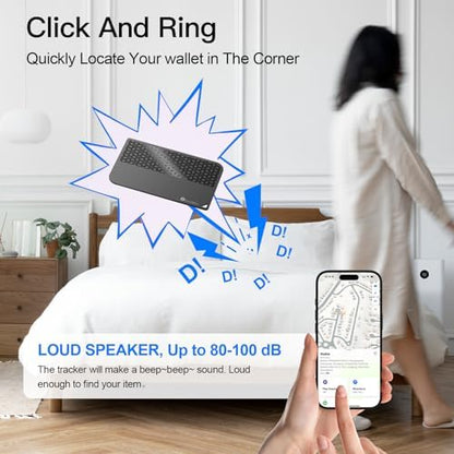 2026 Apple MFi Certified Wallet Tracker Smart Card for Find My iPhone Ultra Thin Air Tracker Tag for Travel, 5 Years+ Staying Power, IP69 Waterproof, Key Finder & Item Locator for Keys, Bags, Passport - Image 4