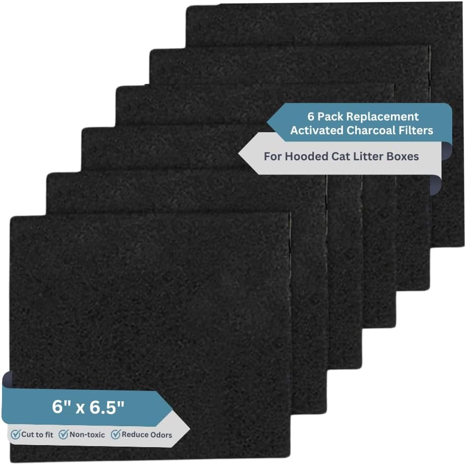 Fresh Headquarters activated carbon cat litter box filters front view box packaging