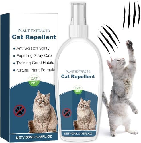 Gnaye cat deterrent spray bottle front view for furniture protection