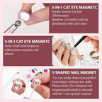 Heart shaped magnet guide for 3D nail designs