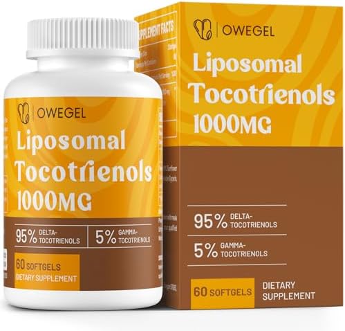 Owegel Liposomal Vitamin E Tocotrienols bottle front view supplement packaging
