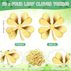 Ferreve four leaf clover pocket charms with blessing poem cards