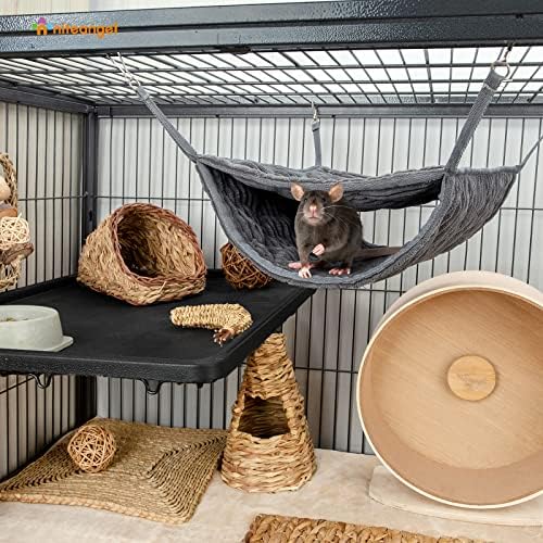 Packaged Niteangel Luxury Double Bunkbed Hammock ready for small pet setup