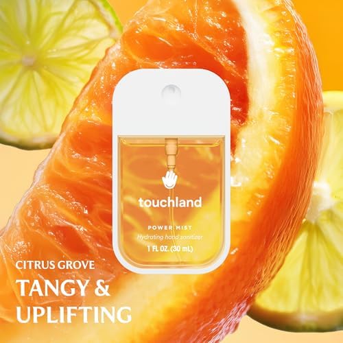 Touchland power mist hydrating sprays for germ protection and soft skin