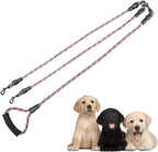 3 Way Reflective Heavy Duty Dog Lead Leash for Small Medium Large Dogs, Rope Dog Leash, 360 degrees Swivel Tangle Free with Comfortable Handle, Support Add to Multiple Rope - Image 15