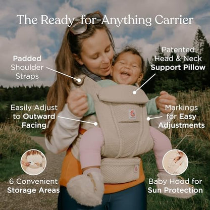 Ergobaby Omni Deluxe baby carrier breathable mesh detail