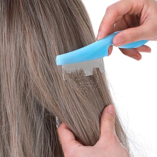Wotsriab red and blue lice removal set for hygienic family use.