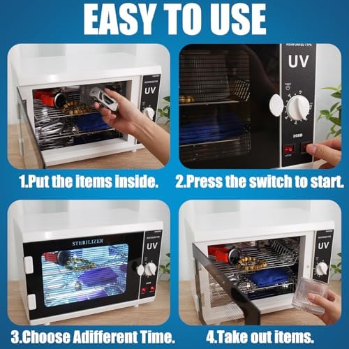 Tesiplz extra-large UV box for salon use