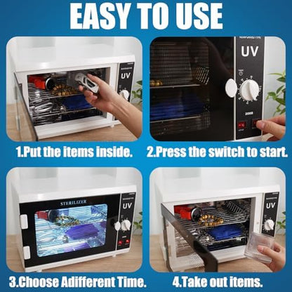 Tesiplz extra-large UV box for salon use