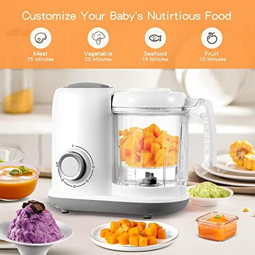 AMZBABYCHEF 4 in 1 appliance white variant setup on an Indian kitchen countertop