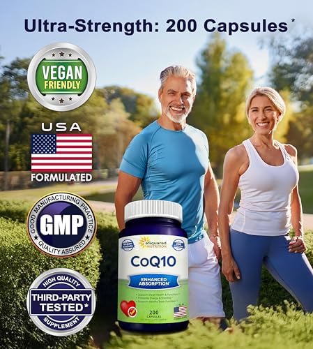 aSquared Nutrition CoQ10 maximum strength ubiquinone powder container