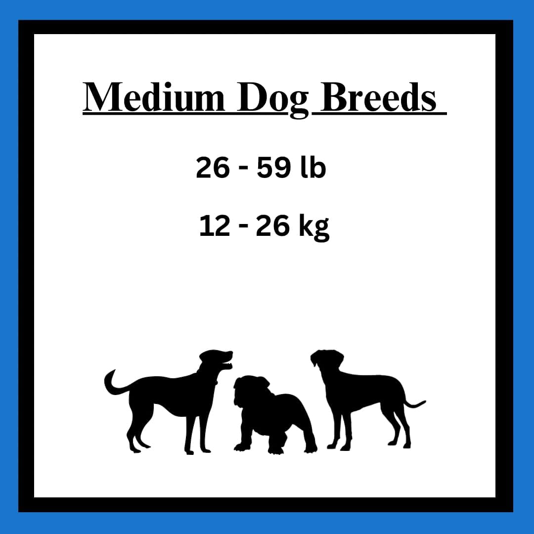Premium grass fed rawhide strip treats with included waste bag roll