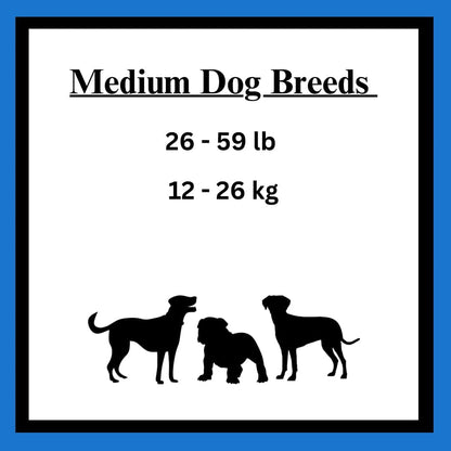 Premium grass fed rawhide strip treats with included waste bag roll