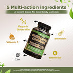 Gade Nutrition immune support supplement ingredients panel