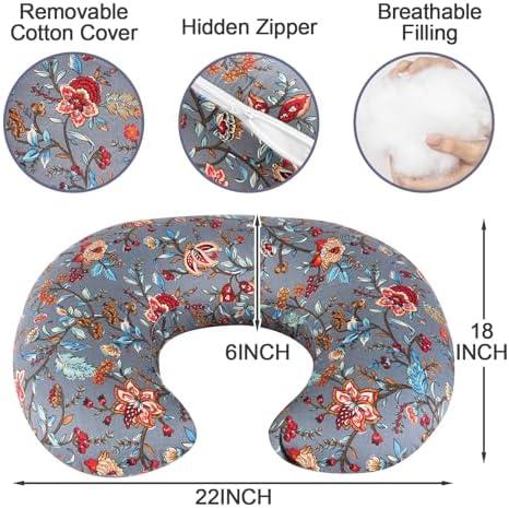 X-vesolje breastfeeding pillow with removable cover detail