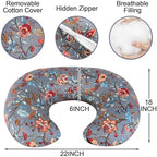 X-vesolje breastfeeding pillow with removable cover detail