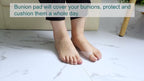 Close up of the medical grade gel material of the Promifun bunion shield.