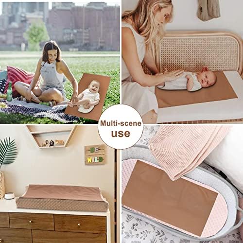 Side profile of folded Owlowla portable changing mat