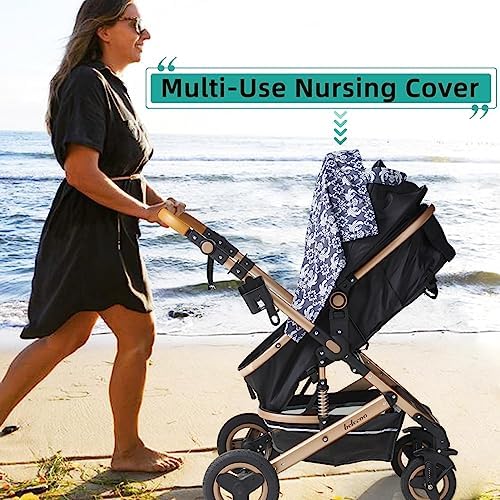 Close up of breathable cotton fabric and adjustable strap of UHINOOS cover
