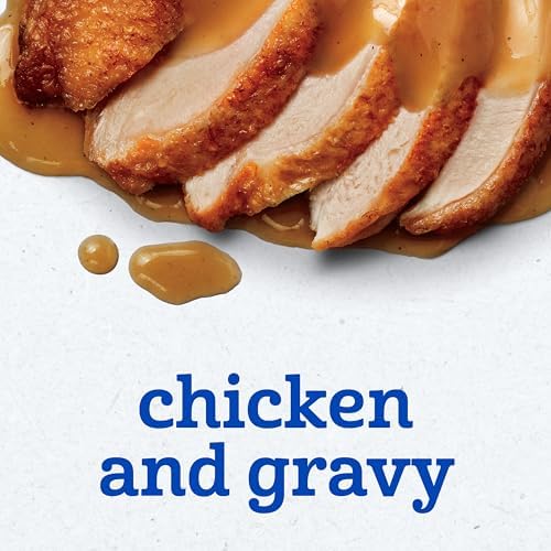 Gerber Stage 2 chicken and gravy texture close up