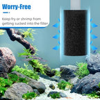 Coarse black foam pre-filter cylinder dimensions and inner hole size