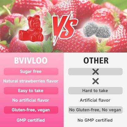L-Lysine 1000mg vegan gummies side profile