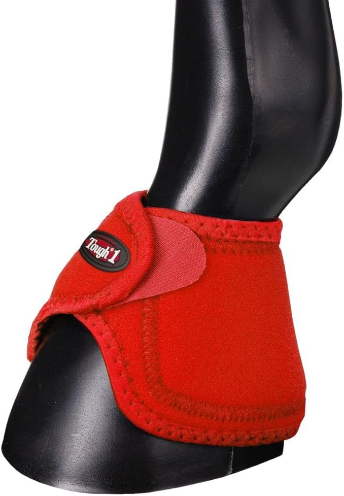 Tough 1 bell boots open display showing quick-grip closure strap