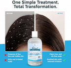 Safe natural lice treatment dimethicone formula for family use