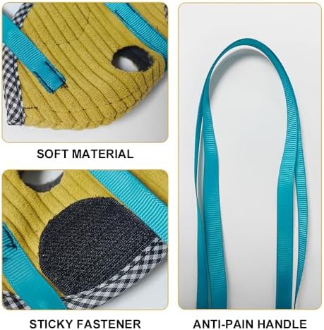 Tear resistant bird diaper flight suit set for small and medium parrots.