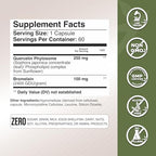 Gade Nutrition Quercetin packaging side profile and dosage details