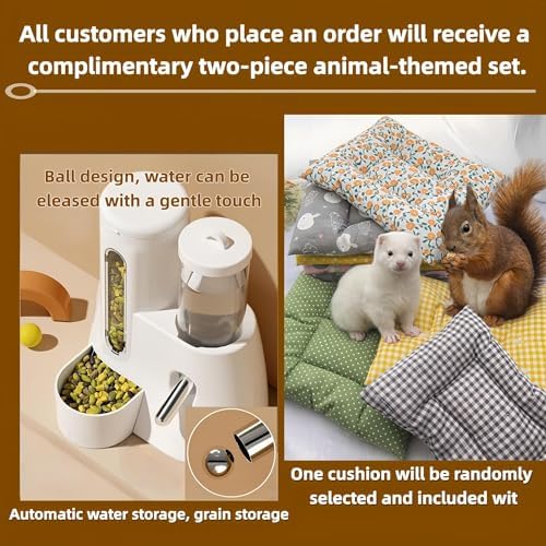 Large Multi-Level Small Animal Metal Cage Indoor Play Pen, Suitable for Ferrets, Squirrels, Guinea Pigs, Rabbits, Cats, Mice, Sugar Gliders Small Animal House and Enclosure (27.9" Lx 18.1" W x51.6 H) - Image 3