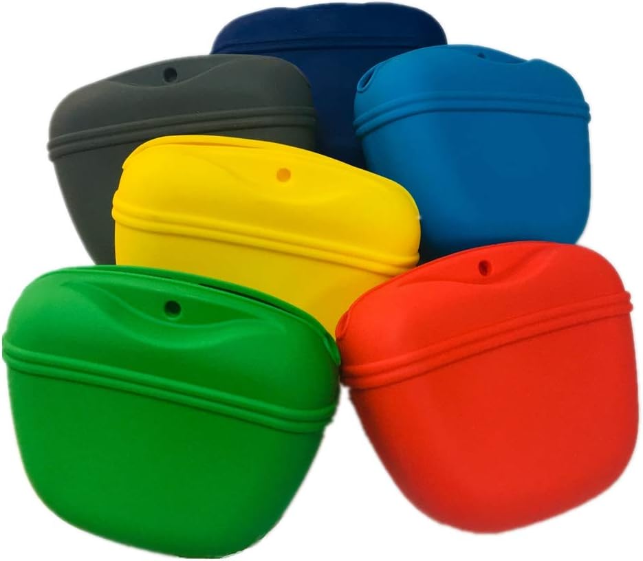 RoyalCare small dog treat bag filled with dry kibble and rewards