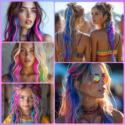 Side profile of Badcolor neon pink hair dye comb