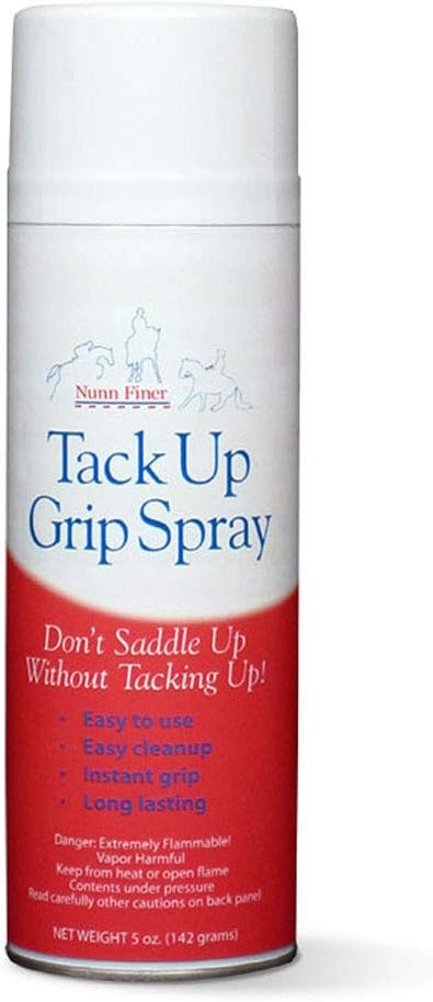 Nunn Finer Tack Up Grip Spray front view equestrian aerosol