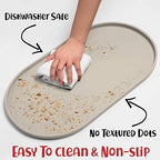 DogBuddy silicone pet mat flat layout top view