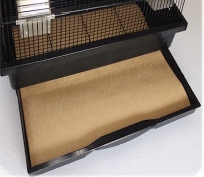 Close up of 40 pound Kraft paper texture for bird cages