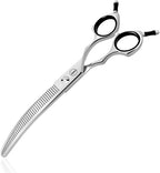 HASHIMOTO Dog Grooming Scissors, Curved Scissors for Dog Grooming, 6.5 inch, 30 Degree of Curved Blade,Light Weight, Pet Shears for Trimming Face and Paws. - Image 15