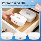 White plastic wipes dispenser on bathroom vanity