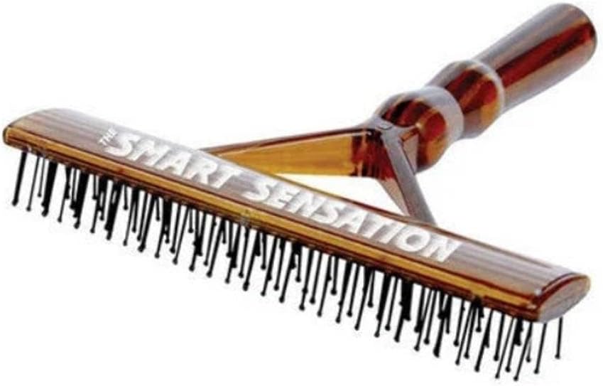 Sullivan Supply The Smart Sensation Farm Animal Brush regular size front view premium livestock grooming tool.