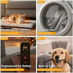 Seven layer safety protective structure diagram of the Toozey pet heated mat.
