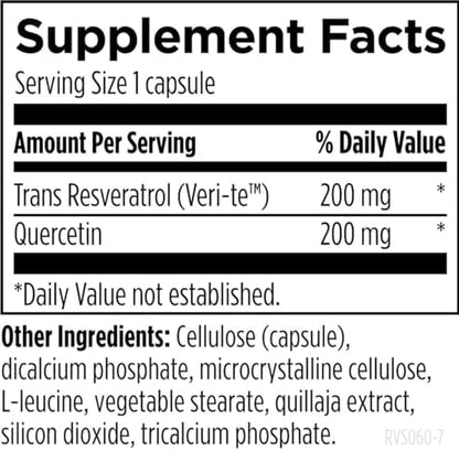 Designs for Health Resveratrol Supreme capsule packaging