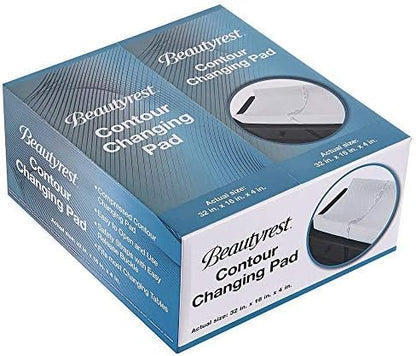 Beautyrest foam contoured changing pad in nursery setting