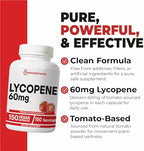 Immortal Herbs Lycopene capsules poured out to show texture