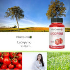 VitaCosmoX Lycopene bottle label nutritional facts panel