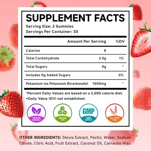 Meenccd sugar free chewable vitamins showcasing the natural strawberry flavor text