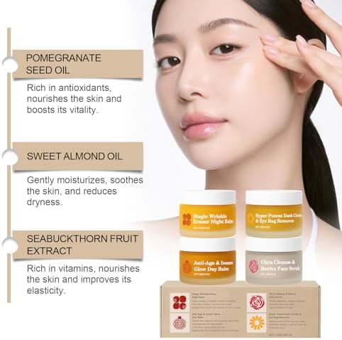 FROYA Organics magic wrinkle eraser night balm for overnight anti-ageing care.