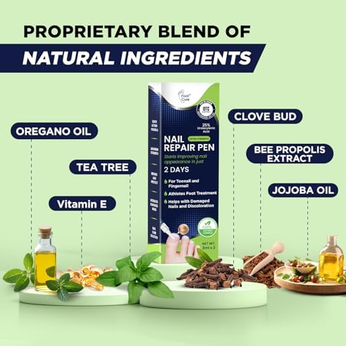 Foot Cure 25 percent undecylenic acid antifungal solution for nails