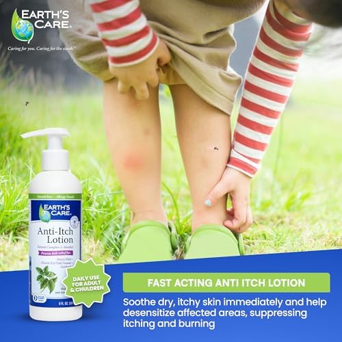 Natural camphor and menthol lotion by Earth's Care for sunburn relief