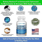 Kidney Restore natural wellness supplement close up shot