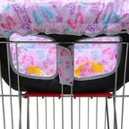 Side view of Gowraps shopping cart cover with padded cushioning